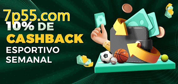 10% de bônus de cashback na 7p55.com